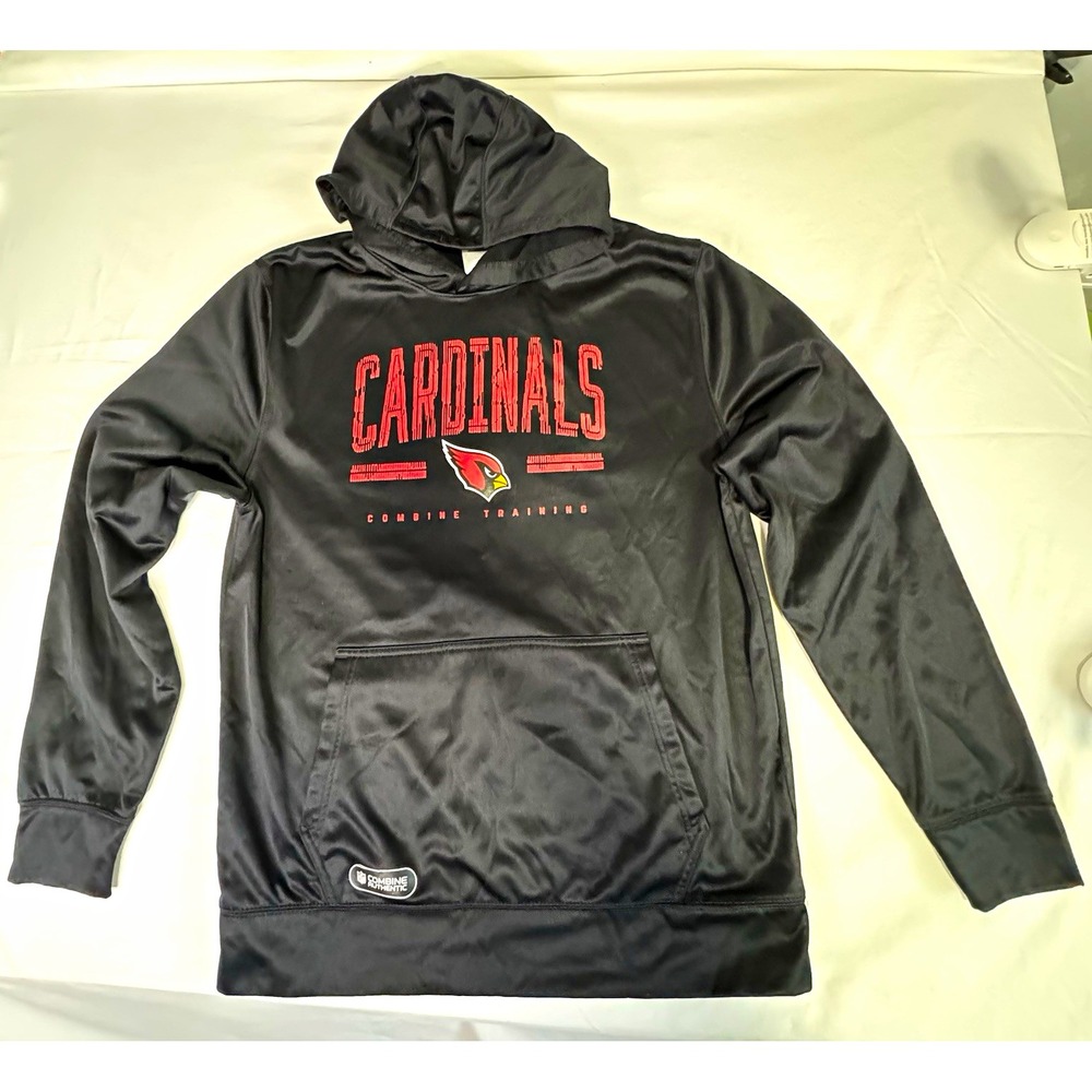 NFL Team Apparel Arizona Cardinals NFL Combine Training Hoodie Sweatshirt Mens L